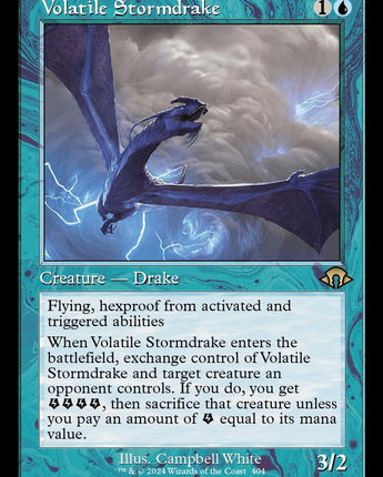 Volatile Stormdrake (Retro Frame)