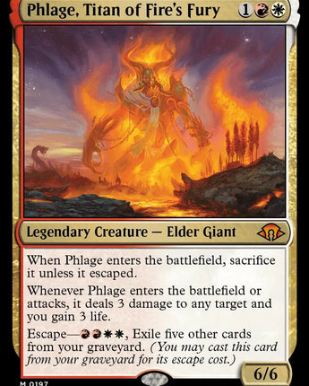 Phlage, Titan of Fire's Fury