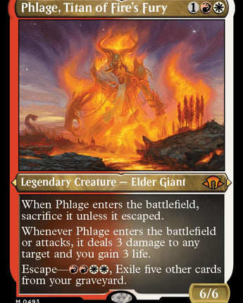 Phlage, Titan of Fire's Fury (Foil Etched)