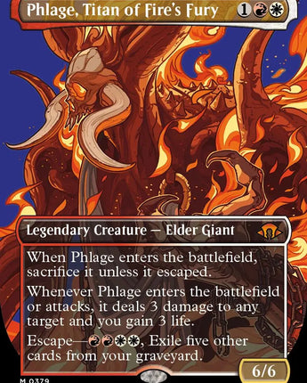 Phlage, Titan of Fire's Fury (Borderless)