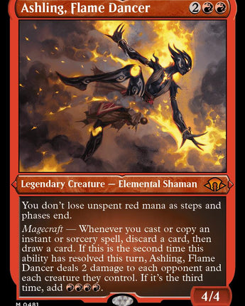 Ashling, Flame Dancer (Foil Etched)