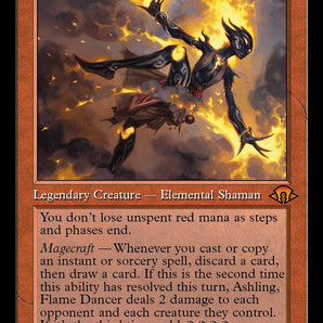 Ashling, Flame Dancer (Retro Frame)