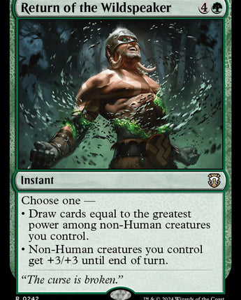 Return of the Wildspeaker