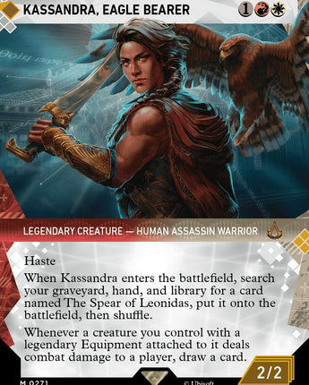 Kassandra, Eagle Bearer (Showcase) (Textured Foil)