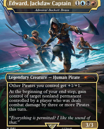 Edward, Jackdaw Captain - Admiral Beckett Brass