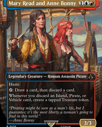 Mary Read and Anne Bonny (Borderless)