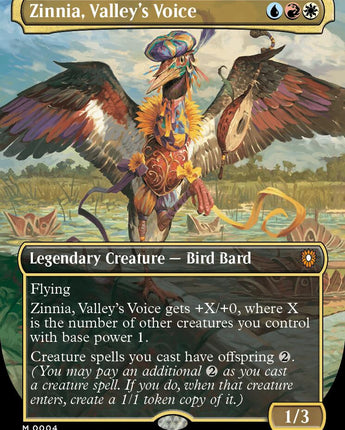 Zinnia, Valley's Voice (Borderless)