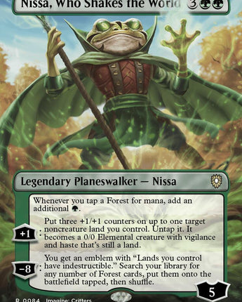 Nissa, Who Shakes the World (Borderless)