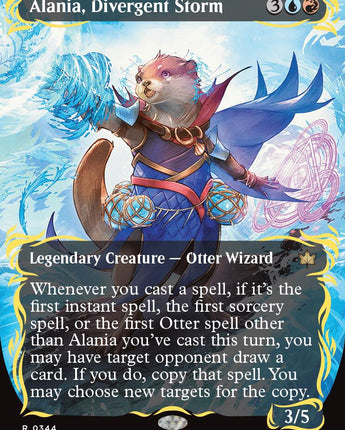Alania, Divergent Storm (Borderless) (Raised Foil)