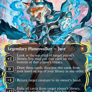 Jace, the Mind Sculptor (Borderless) (Raised Foil)