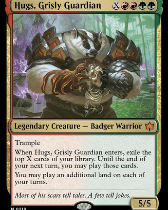 Hugs, Grisly Guardian