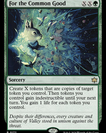 For the Common Good