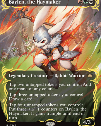 Baylen, the Haymaker (Borderless) (Raised Foil)