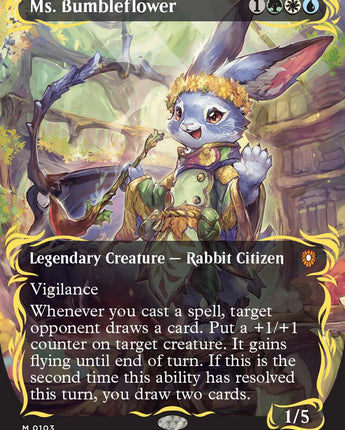 Ms. Bumbleflower (Borderless) (Raised Foil)