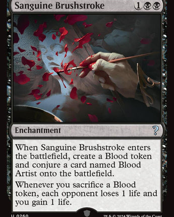 Sanguine Brushstroke
