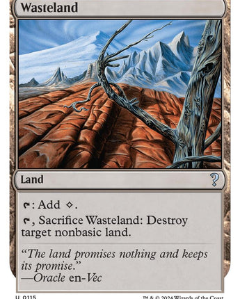 Wasteland (White Border)