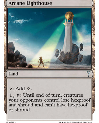 Arcane Lighthouse (White Border)