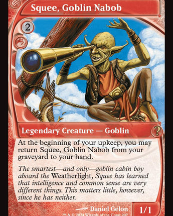 Squee, Goblin Nabob (Future Sight)