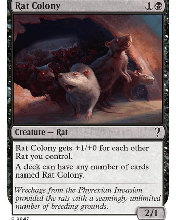 Rat Colony (White Border)