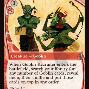 Goblin Recruiter (Future Sight)