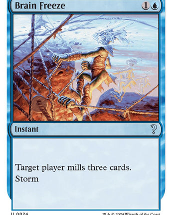 Brain Freeze (White Border)