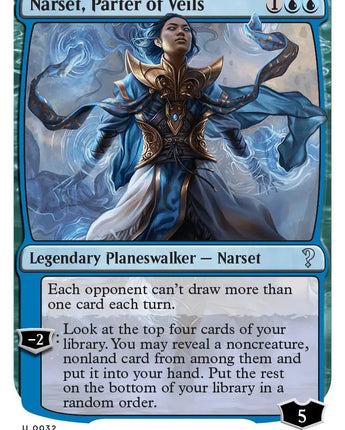 Narset, Parter of Veils (White Border)
