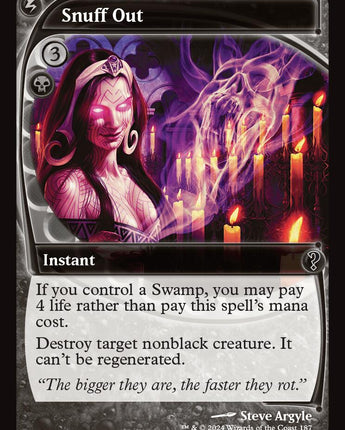 Snuff Out (Future Sight)