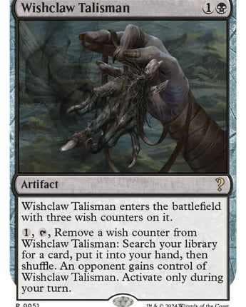 Wishclaw Talisman (White Border)
