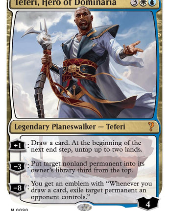 Teferi, Hero of Dominaria (White Border)