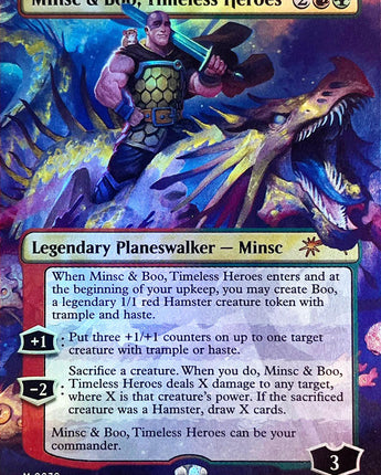 Minsc & Boo, Timeless Heroes (Rainbow Foil)