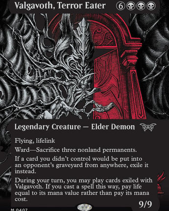 Valgavoth, Terror Eater (Showcase) (Textured Foil)