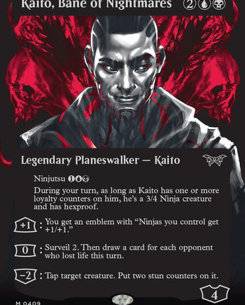 Kaito, Bane of Nightmares (Showcase) (Textured Foil)