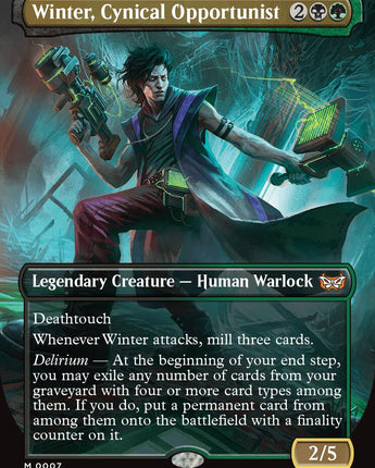 Winter, Cynical Opportunist (Borderless)