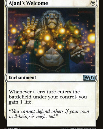 Ajani's Welcome