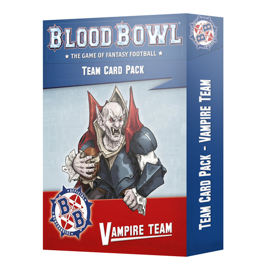 Blood Bowl Vampire Team Cards 