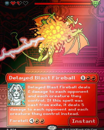 Delayed Blast Fireball (Rainbow Foil)