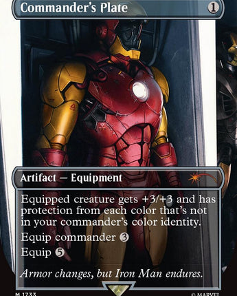 Commander's Plate (1733) (Rainbow Foil)