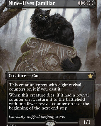 Nine-Lives Familiar (Borderless)