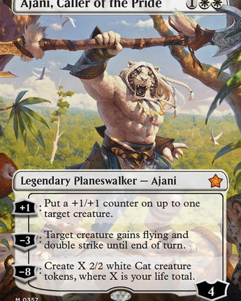 Ajani, Caller of the Pride (Borderless)