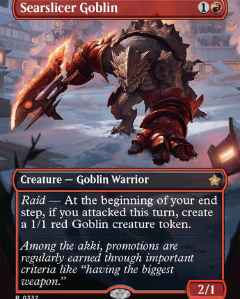 Searslicer Goblin (Borderless)