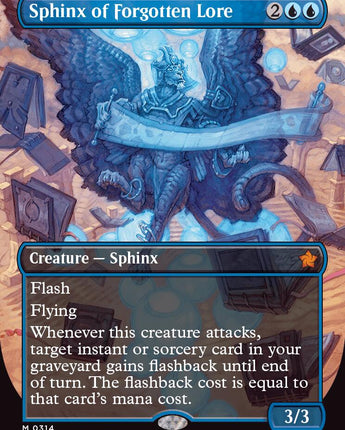 Sphinx of Forgotten Lore (Borderless)
