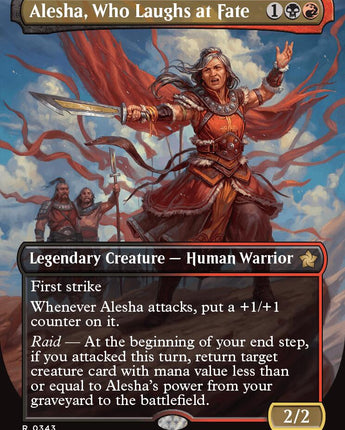 Alesha, Who Laughs at Fate (Borderless)