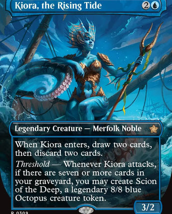 Kiora, the Rising Tide (Borderless)
