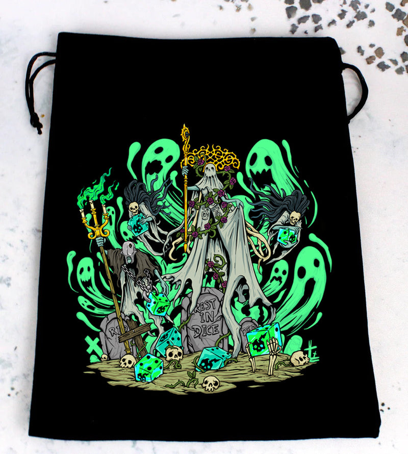 Load image into Gallery viewer, Premium Black Dice Bags
