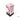 Chessex Dice: Opaque 7-Die RPG Set - Pastel Pink/Black 