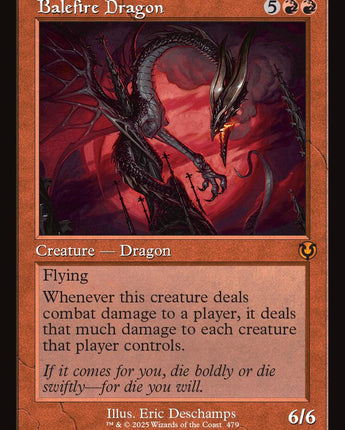 Balefire Dragon (Retro Frame)