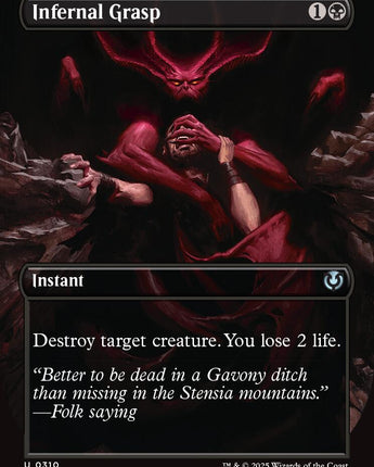 Infernal Grasp (Borderless)