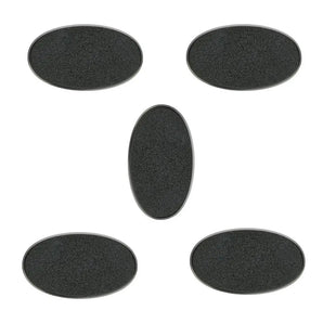 60x35mm Oval Beveled Bases x5 
