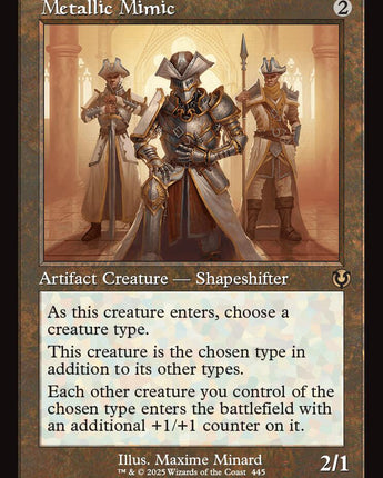 Metallic Mimic (Retro Frame)