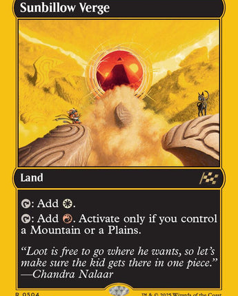 Sunbillow Verge (First-Place Foil)